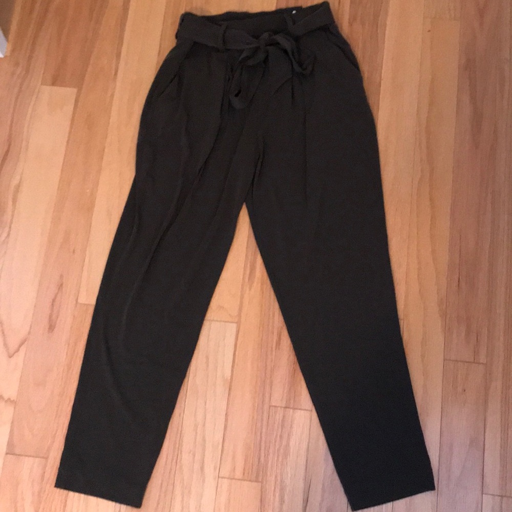 Express olive green pants